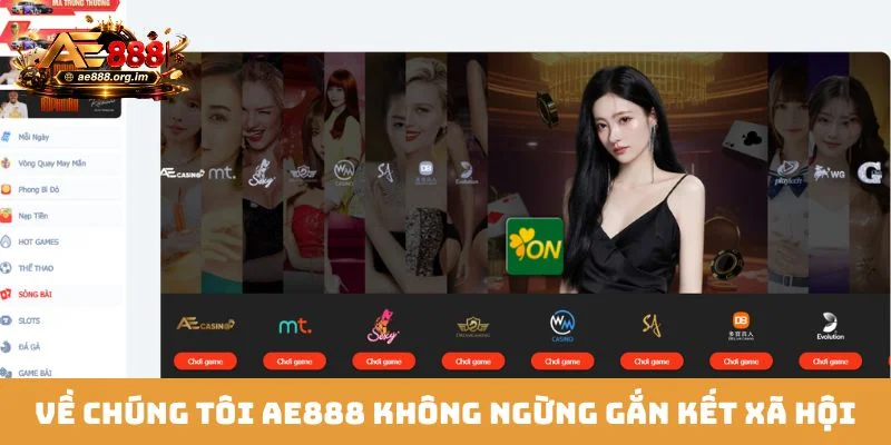 Về chúng tôi AE888 không ngừng gắn kết xã hội